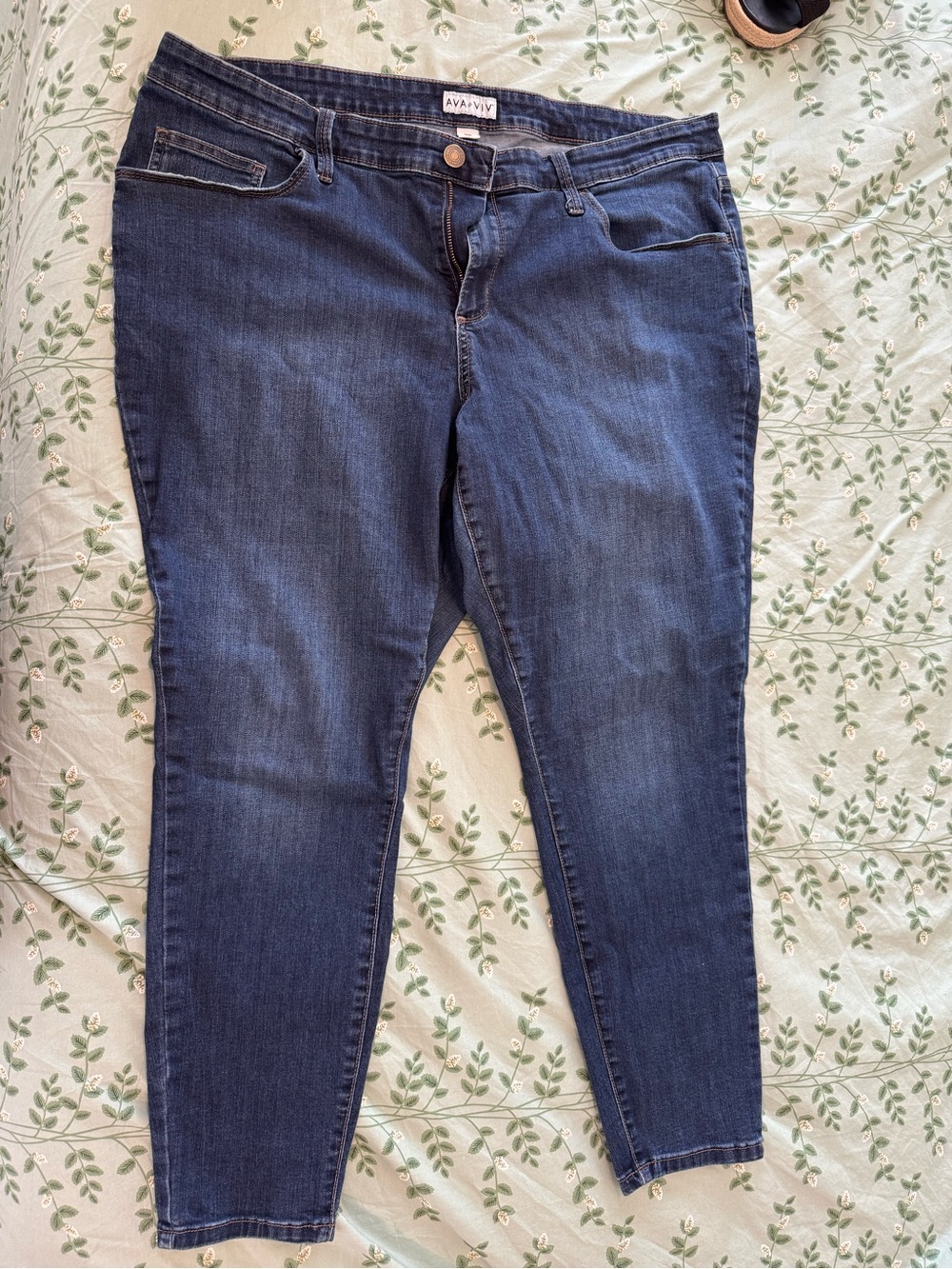 Ava & Viv Indigo Skinny Stretch Jeans